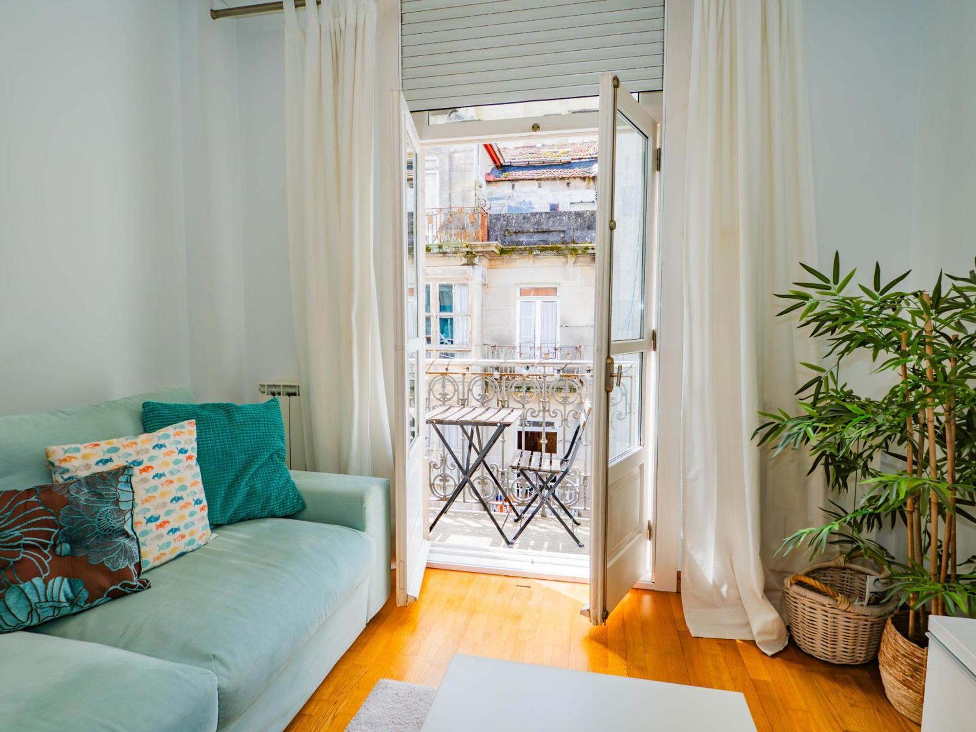 Luxury Centro De Vigo Balcony Apartment Luaran gambar