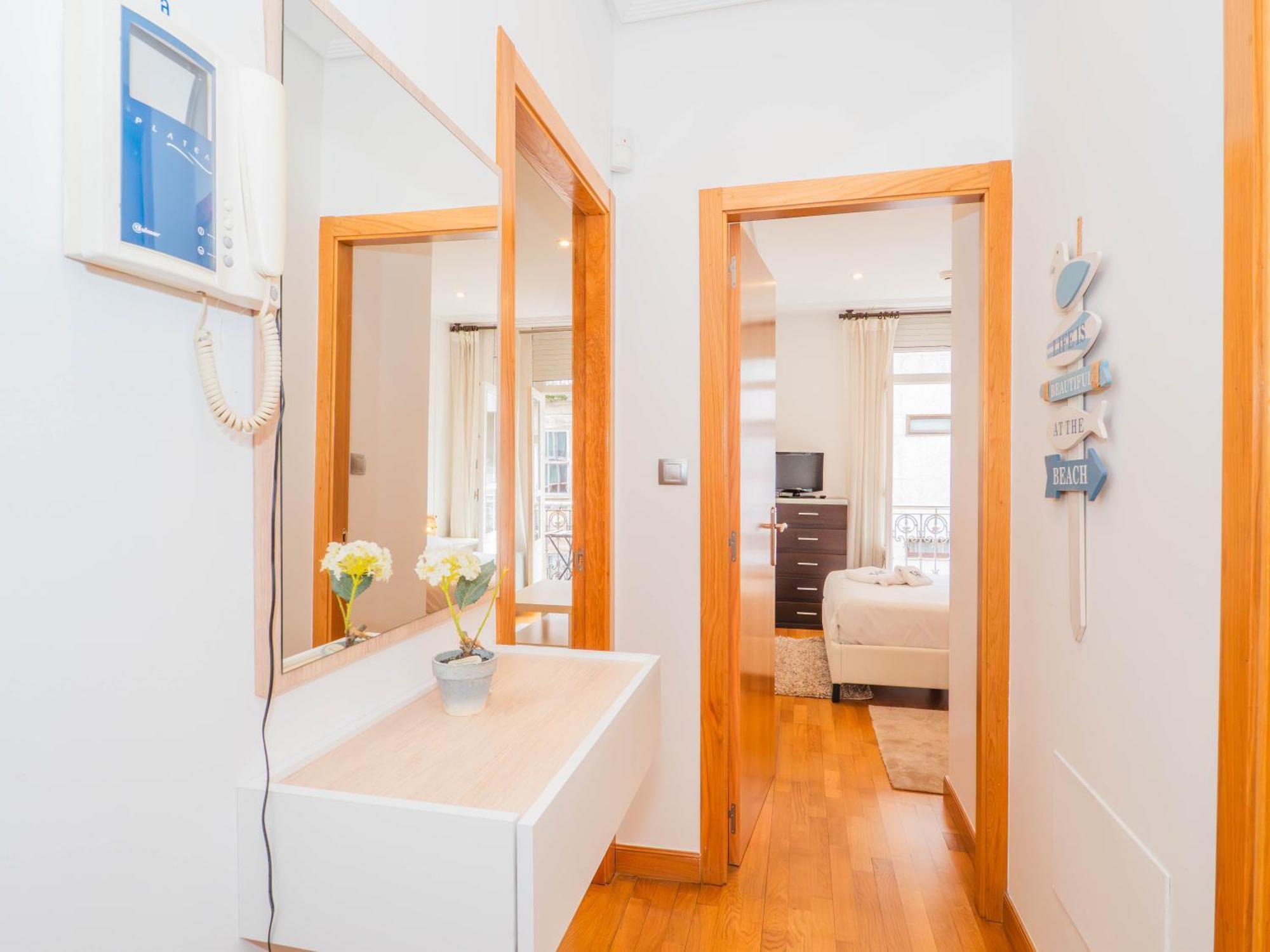Luxury Centro De Vigo Balcony Apartment Luaran gambar